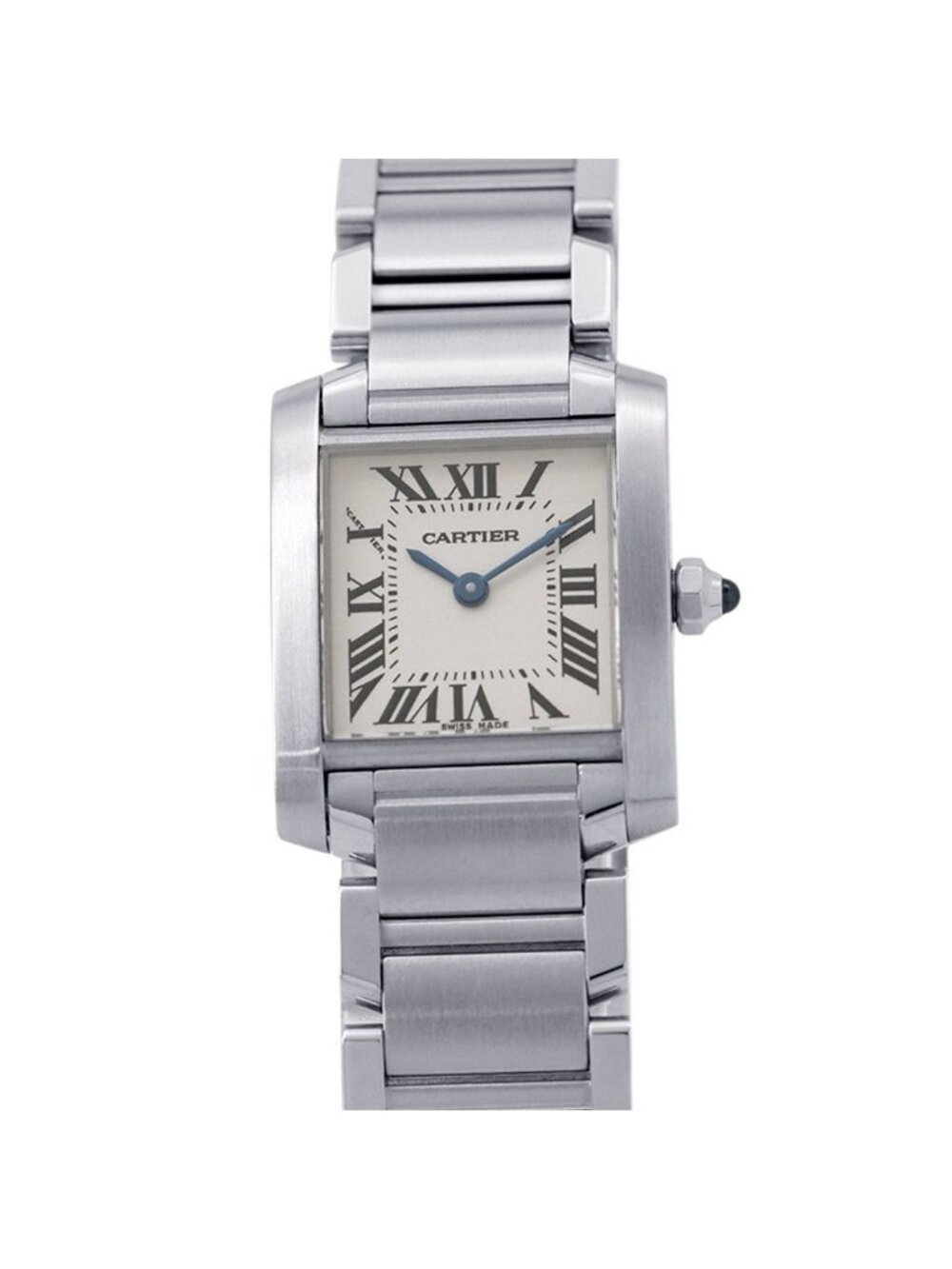 Cartier Tank Francaise SM Watch Ivory Dial Quartz